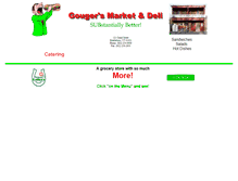 Tablet Screenshot of gougersmarket.com